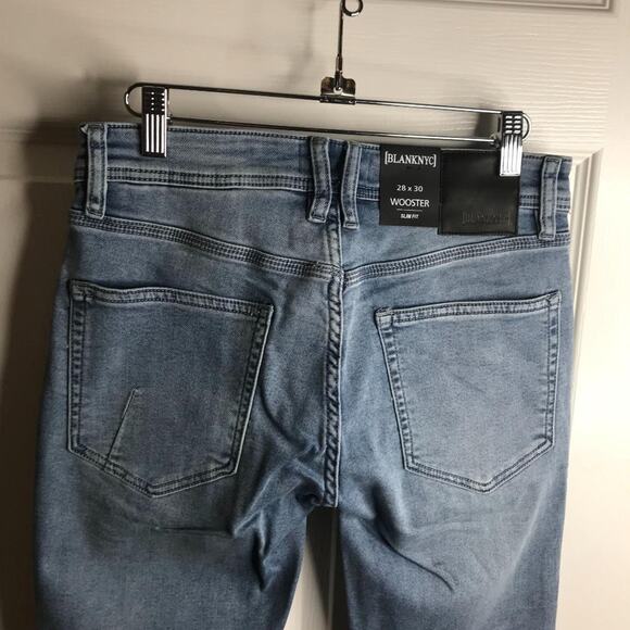 BLANKNYC Men's Wooster Slim Fit Jeans Blue NEW ~ Size 28x30 - Picture 4 of 5